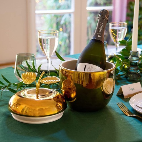 Gold apple ice - ice, bucket