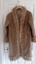 Vintage  Afghan Faux Fur Coat Size XS/S