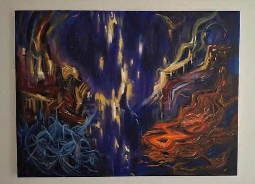 Original abstract painting - original,