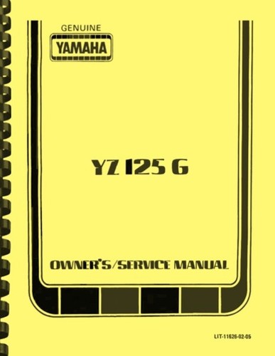 Yamaha 1980 yz125g motorcycle - yamaha,