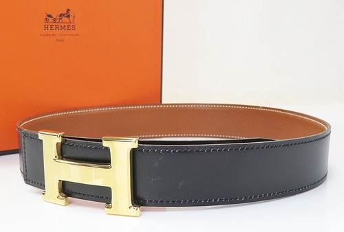Authentic hermes black leather - hermes,