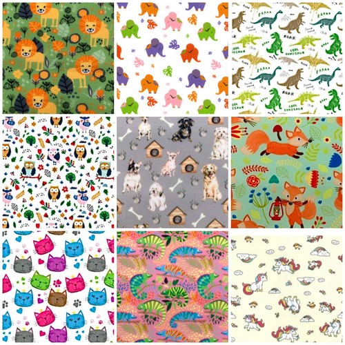 Printed poly cotton - cotton, fabrics