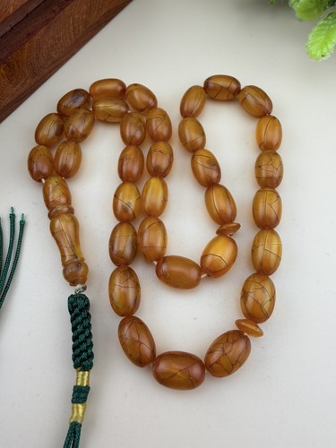 Old french glalith bead - french, 33-bead