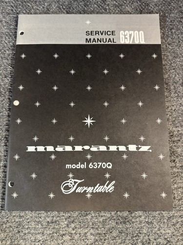Marantz model 6370q - marantz,