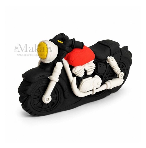 Motorbike cake topper - cake, –