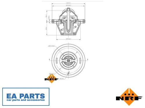 Thermostat coolant for - for, fiat