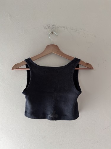 Chrome hearts half patch crop - chrome,