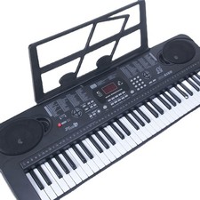 61 Key Electronic Keyboard Piano Full Size Electric Digital Piano w/ Microphone