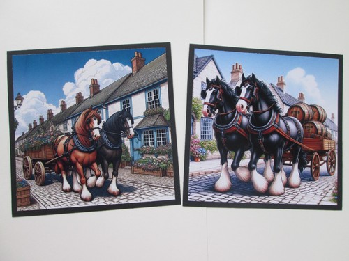 Lovely shire horses with - lovely,