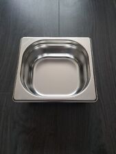 Gastronorm Pan 1/6 Size Stainless Steel Bain Marie Pot Food Storage Choose Depth
