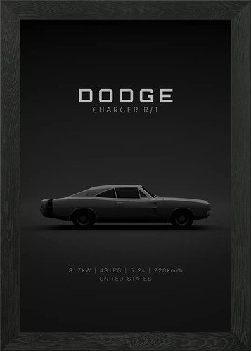 Dodge charger 1969 grey - r/t,