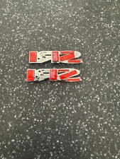 2x VAUXHALL SRI FRONT WING BADGES ASTRA CORSA INSIGNIA ZAFIRA ~ 13278695