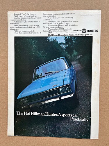 Hillman hunter memorabilia - hunter,