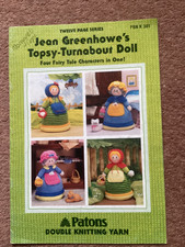 Jean Greenhowe - Topsy-Turnabout Doll -4 characters in 1 Knitting Patterns
