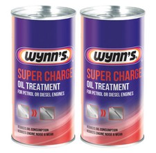 2 x Wynns Super Charge Oil Treatment Car Additive Petrol Diesel Engine 300ml