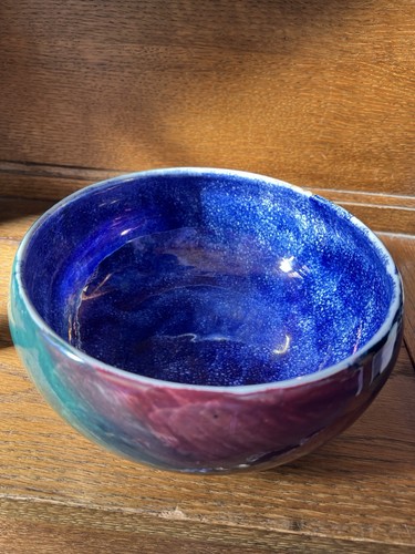 Vintage maling pottery bowl - maling,
