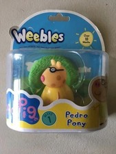 PEPPA PIG WEEBLES PEDRO THE PONY FIGURE WAVE 1 NEW TOY