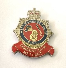 Vintage Rare West Midlands Police pin badge Operational Support Unit (O.S.U.)
