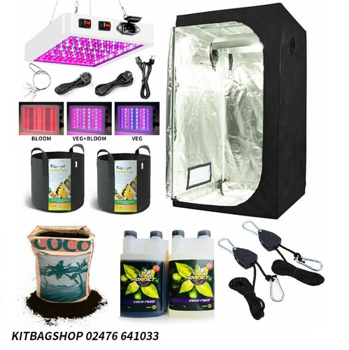 Complete grow tent kit - complete, led