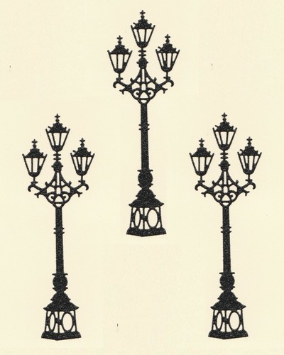 Victorian lamp post die - 3,