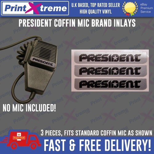 President radio coffin mic - cb,