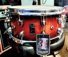 Mapex - Black Panther Solidus Snare Drum - 14 x 7" - Red Black Burst            