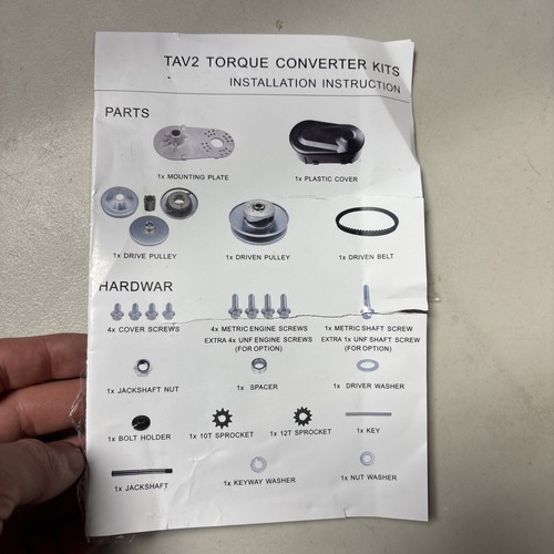 Tav2 torque converter - torque,