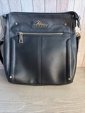 River Island ~ Black Messenger Bag ~ Adjustable Strap