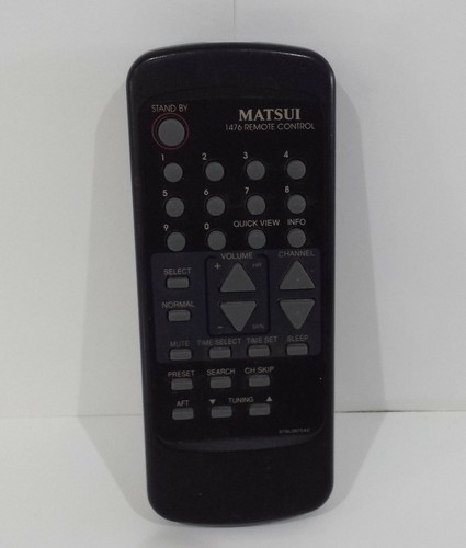 Matsui 1476 remote control - 1476, tv