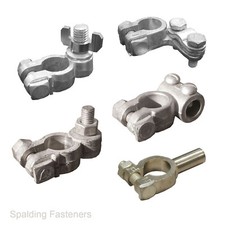 Screw Down Battery Terminal Connectors / Clamps - Car / Lorry / Tractor