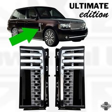 Black Chrome Silver Side Vents