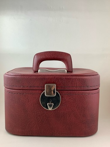 Vintage 1960s oxblood textured - oxblood,