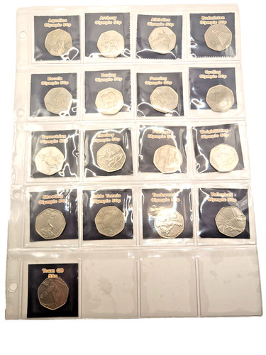 London 2012 olympic 50p coin - 2012,