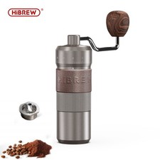 HiBREW G4B Adjustable Manual Burr Grinder - 11 Settings for Espresso & Pour Over