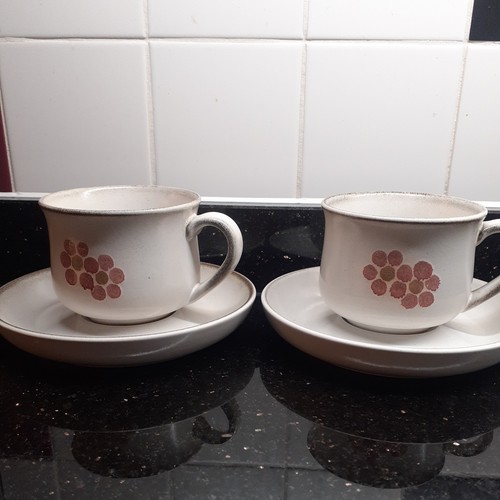 Denby gypsy cups saucers - gypsy,