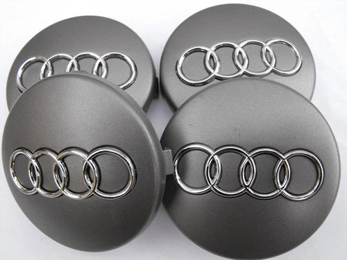 Silver gray audi alloy wheel - gray,