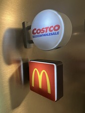 Magnets Set Of 2 (Costco & McDonald)