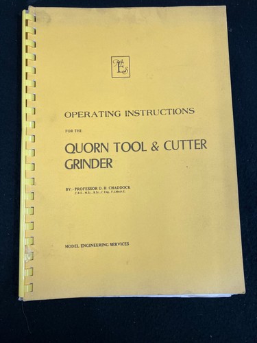 Quorn tool cutter grinder - tool, &
