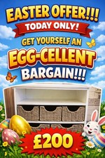 Cream and Wicker Storage Unit