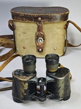 1943 Red Army RKKA 6x30 KOMZ Binoculars with RETICLE + Case #54