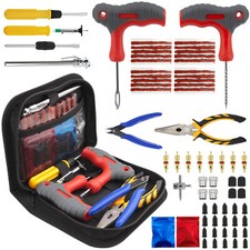 TYRE PUNCTURE REPAIR TOOL KIT MOTORCYCLE CAR VAN EMERGENCY TUBELESS TIRE PLUG UK