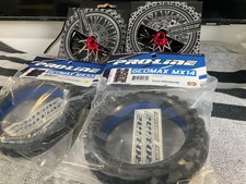 proline mx pro spec 1/4 alloy wheels tyres losi promoto mx