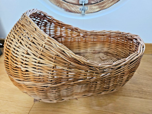 Vintage natural wicker baby - natural,