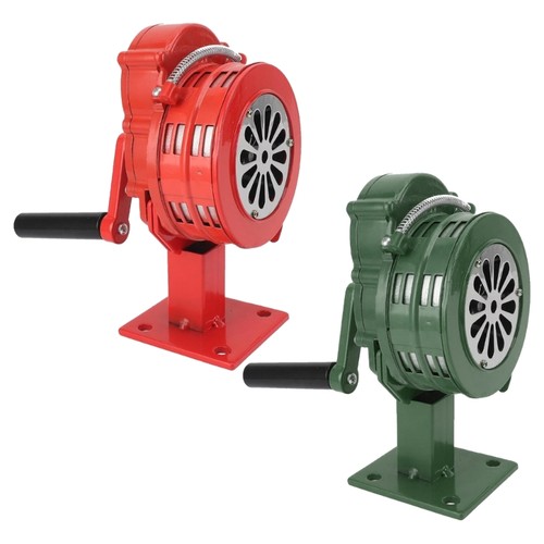 Emergency siren manual - siren, crank
