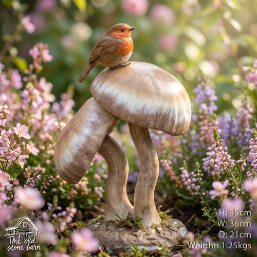 Large robin mushroom - large,