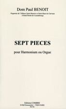 Pièces (7) D.P. Benoit Book [Softcover] Harmonium or Organ Combre Edition