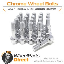Wheel Bolts 14x1.5 for Mercedes M-Class ML [W166] 11-16 on Original Wheels