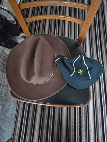 Scout and cub hat - and,