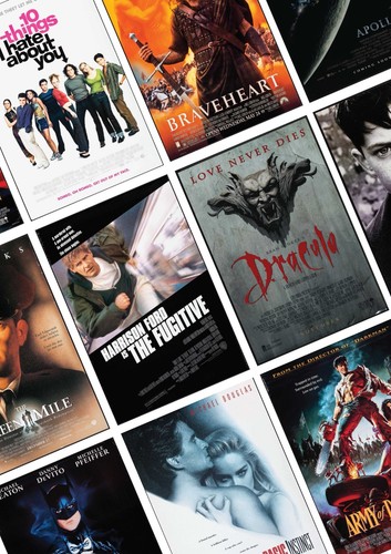 90s movie posters - movie,