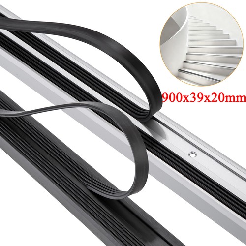 Aluminium rubber stair - aluminium, nosing